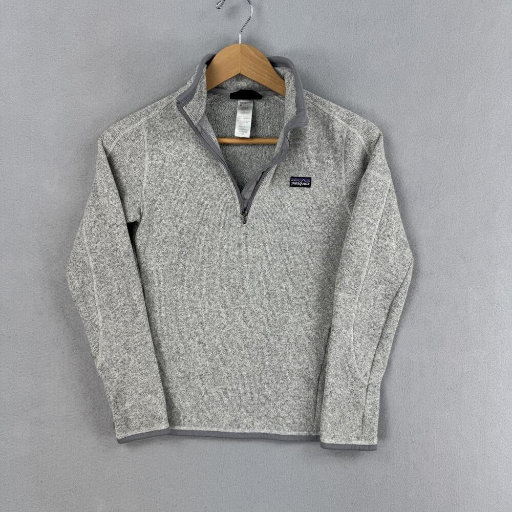 Patagonia Better Sweater Womens XS Gray Fleece 1/4 Zip Pullover Outdoor Hiking